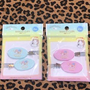 Sanrio Little Twin Stars Hair Clip/Barrette Bundle *NWT*